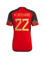 Belgia Charles De Ketelaere #22 Kotipaita MM-kisat 2022 Lyhythihainen
